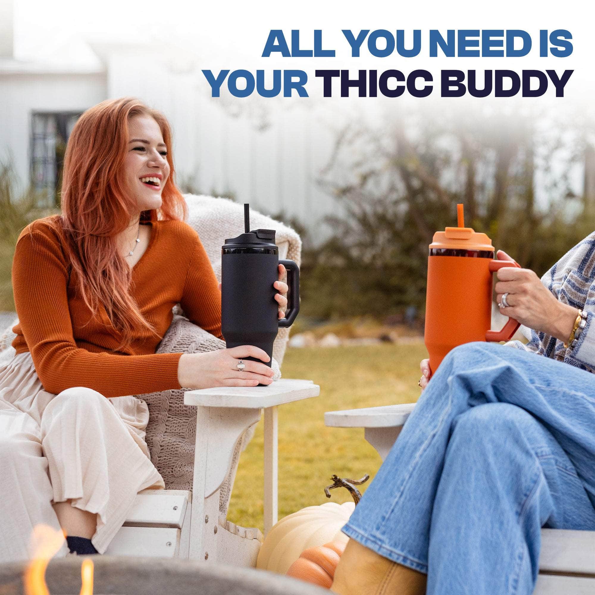 Thicc Buddy 40oz | Pink Checkered - Image 5